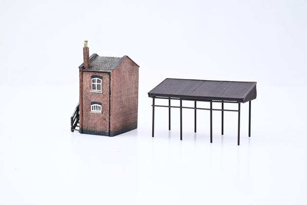 Graham Farish N Gauge 42-0088 Scenecraft Building 'Industrial Stores and Canopy' - Boxed