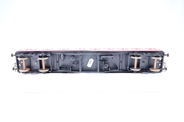 Kit Built O Gauge Rake of 4 BR Crimson GWR Suburban Coaches