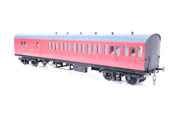 Kit Built O Gauge Rake of 4 BR Crimson GWR Suburban Coaches
