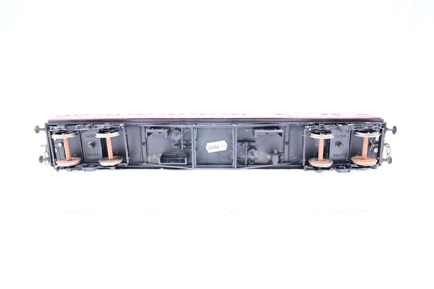 Kit Built O Gauge Rake of 4 BR Crimson GWR Suburban Coaches