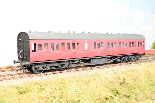 Sidelines O Gauge Pair of BR Crimson Suburban Coaches