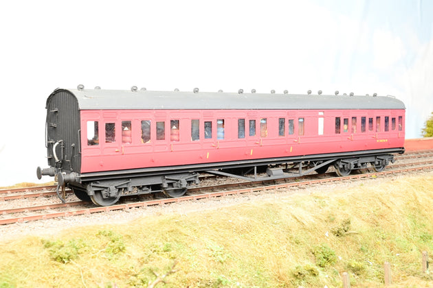 Sidelines O Gauge Pair of BR Crimson Suburban Coaches