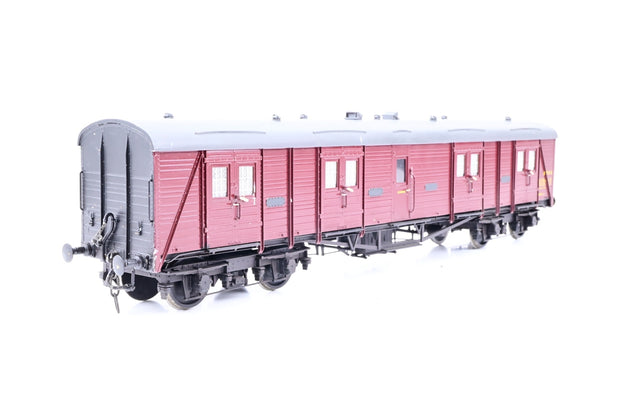 Slaters O Gauge BR Crimson Bogie Luggage Van No.359S
