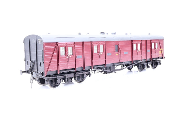 Slaters O Gauge BR Crimson Bogie Luggage Van No.359S