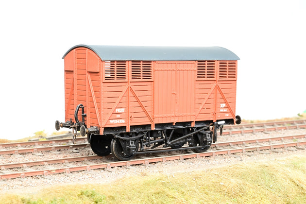 Kit Built O Gauge BR Bauxite 12T Ventilated Fruit Van No.W134336 - Boxed