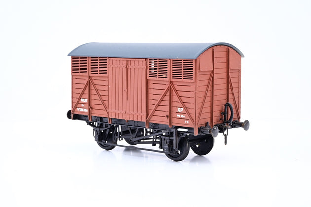 Kit Built O Gauge BR Bauxite 12T Ventilated Fruit Van No.W134336 - Boxed