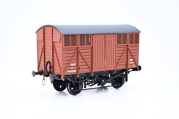 Kit Built O Gauge BR Bauxite 12T Ventilated Fruit Van No.W134336 - Boxed