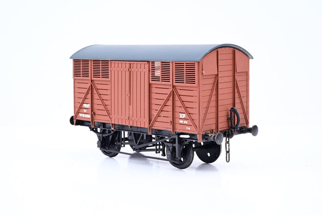 Kit Built O Gauge BR Bauxite 12T Ventilated Fruit Van No.W134336 - Boxed
