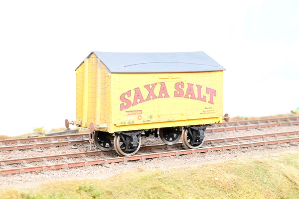 Kit Built O Gauge 'Saxa Salt' 10T Covered Salt Wagon No.249 - Unboxed