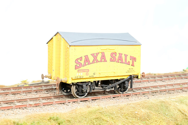 Kit Built O Gauge 'Saxa Salt' 10T Covered Salt Wagon No.249 - Unboxed