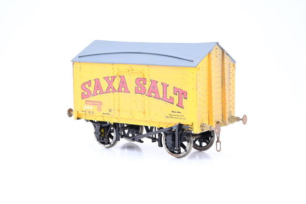 Kit Built O Gauge 'Saxa Salt' 10T Covered Salt Wagon No.249 - Unboxed