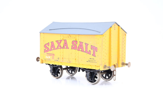 Kit Built O Gauge 'Saxa Salt' 10T Covered Salt Wagon No.249 - Unboxed