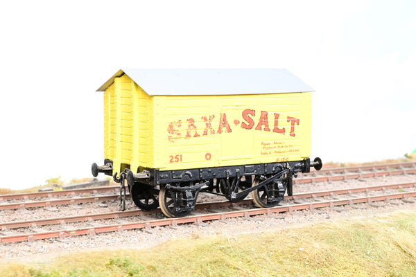 Kit Built O Gauge 'Saxa Salt' 10T Covered Salt Wagon No.251 - Unboxed