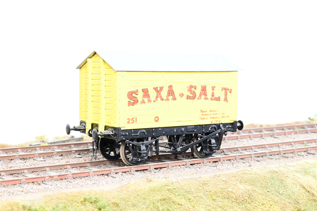 Kit Built O Gauge 'Saxa Salt' 10T Covered Salt Wagon No.251 - Unboxed