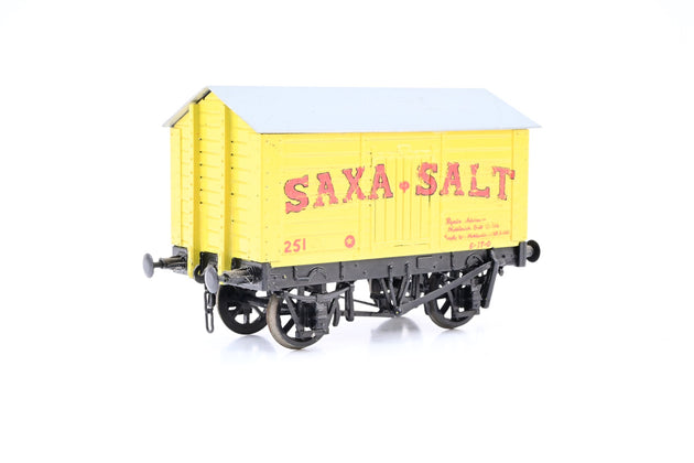 Kit Built O Gauge 'Saxa Salt' 10T Covered Salt Wagon No.251 - Unboxed