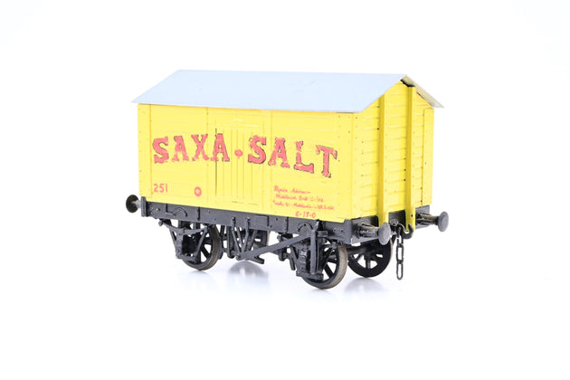 Kit Built O Gauge 'Saxa Salt' 10T Covered Salt Wagon No.251 - Unboxed