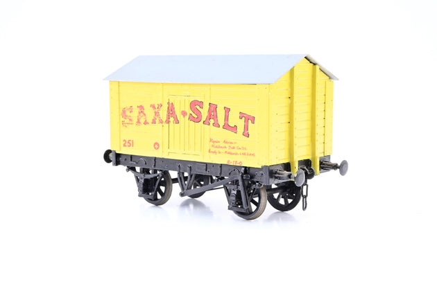 Kit Built O Gauge 'Saxa Salt' 10T Covered Salt Wagon No.251 - Unboxed