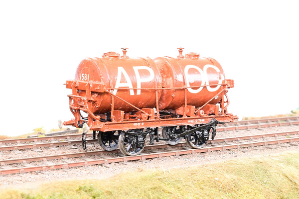 Kit Built O Gauge 'Anglo-Persian Oil Co.' 10T Twin Tank Wagon No.1581 - Boxed