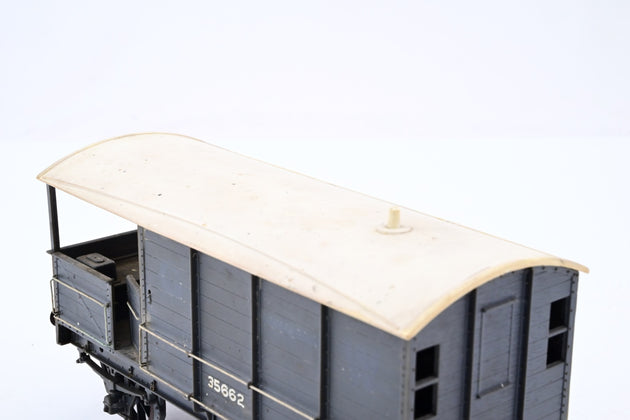 Kit Built O Gauge GWR Grey 16T Brake Van No.35662 - Unboxed
