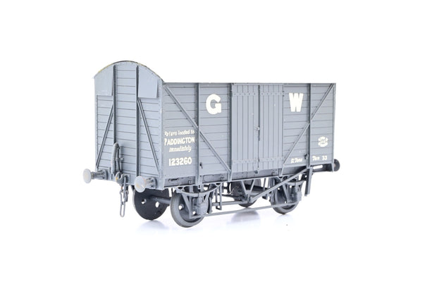 Kit Built O Gauge GW Grey 12T Ventilated Goods Van No.123260 - Unboxed
