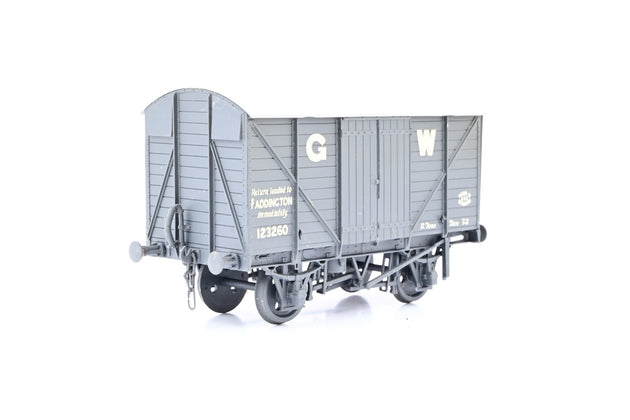 Kit Built O Gauge GW Grey 12T Ventilated Goods Van No.123260 - Unboxed