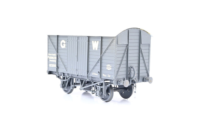 Kit Built O Gauge GW Grey 12T Ventilated Goods Van No.123260 - Unboxed