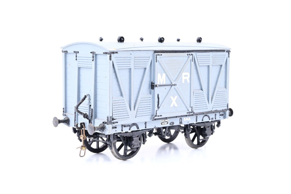 Kit Built O Gauge MR Grey Sliding Door Goods Van No.8780 - Unboxed