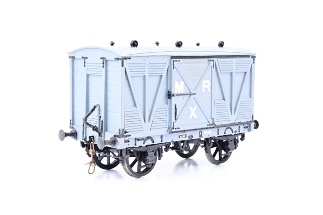 Kit Built O Gauge MR Grey Sliding Door Goods Van No.8780 - Unboxed