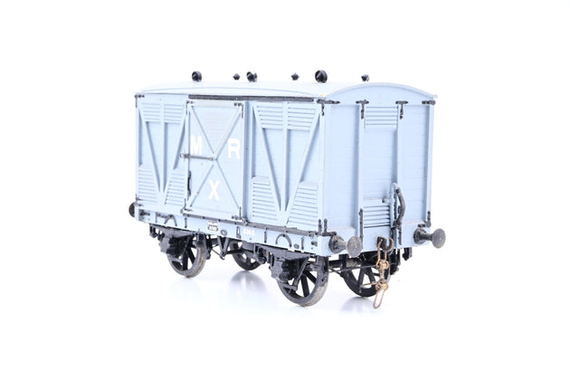 Kit Built O Gauge MR Grey Sliding Door Goods Van No.8780 - Unboxed