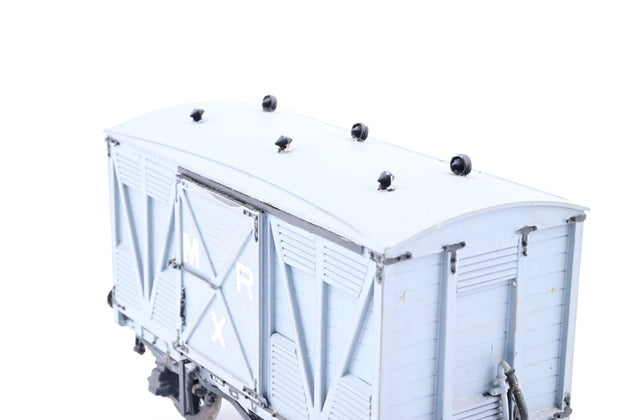 Kit Built O Gauge MR Grey Sliding Door Goods Van No.8780 - Unboxed