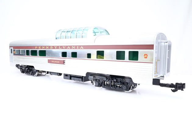 Aristocraft G Gauge ART-32608 Pennsylvania Railroad Streamline Vista Dome Car 'Delaware' - Boxed