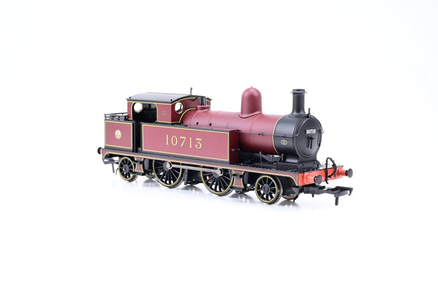 Bachmann OO Gauge 31-168 L&YR 2-4-2 Tank LMS Crimson No.10713 - Boxed