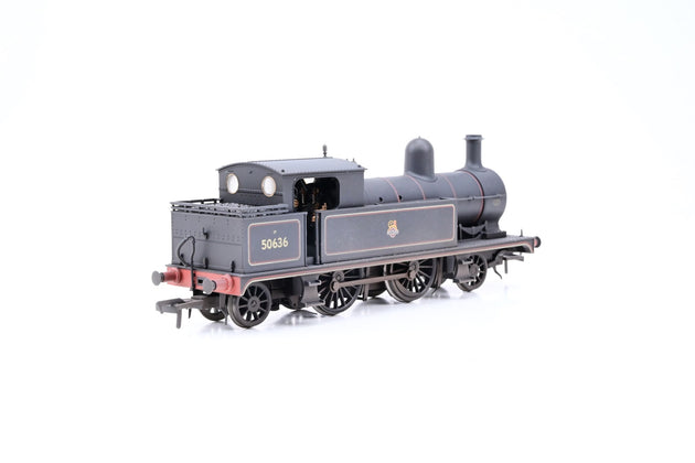 Bachmann OO Gauge 31-166 L&YR 2-4-2 Tank BR Black Early Emblem No.50636 - Boxed