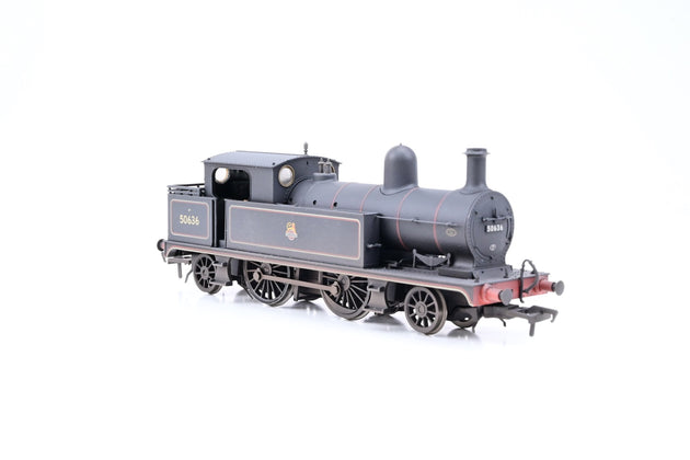 Bachmann OO Gauge 31-166 L&YR 2-4-2 Tank BR Black Early Emblem No.50636 - Boxed