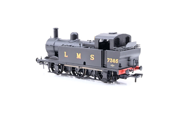 Bachmann OO Gauge 32-227DS Fowler Class 3F (Jinty) LMS Black No.7365 - DCC Sound, Boxed