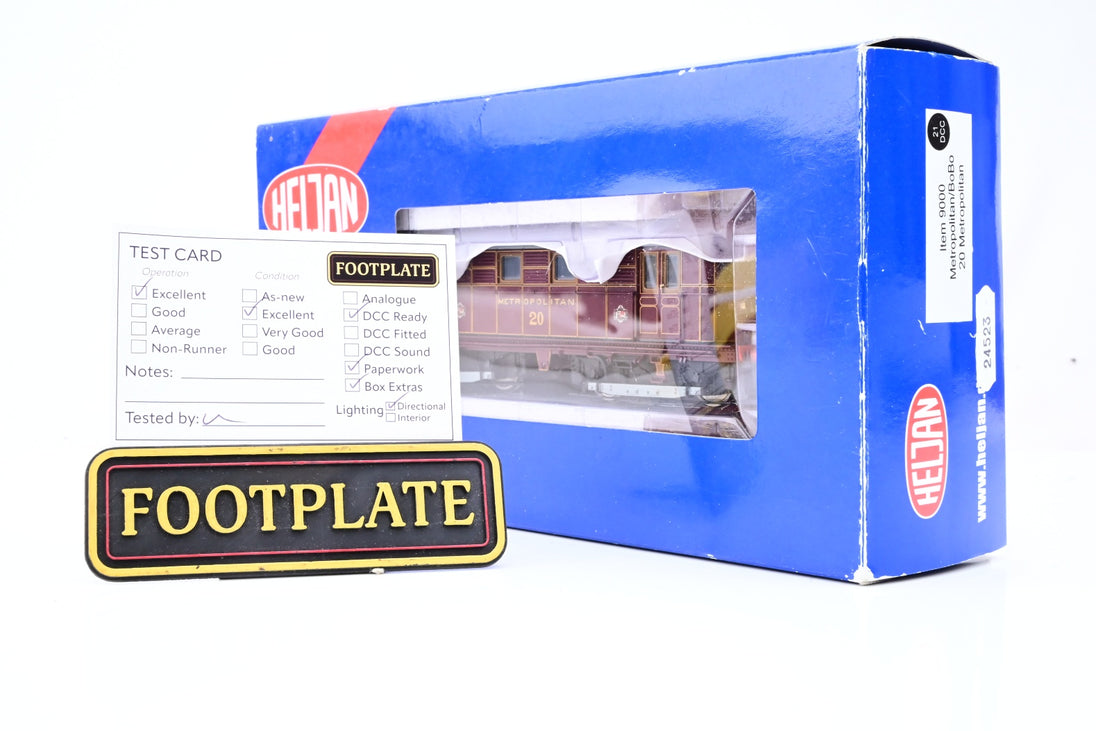 Heljan OO Gauge 9000 Metropolitan BoBo Electric Locomotive No.20 - Box