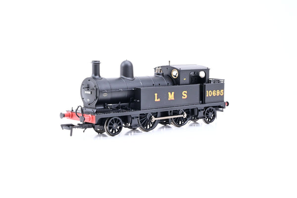 Bachmann OO Gauge 31-165NRM L&YR 2-4-2 Tank LMS Black No.10695 - Boxed