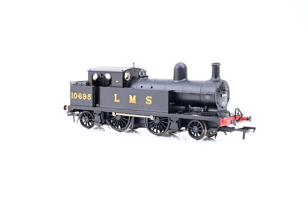 Bachmann OO Gauge 31-165NRM L&YR 2-4-2 Tank LMS Black No.10695 - Boxed
