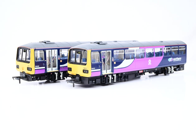 Realtrack Models OO Gauge Class 144 'Pacer' Northern No.144012 - DCC Sound, Boxed