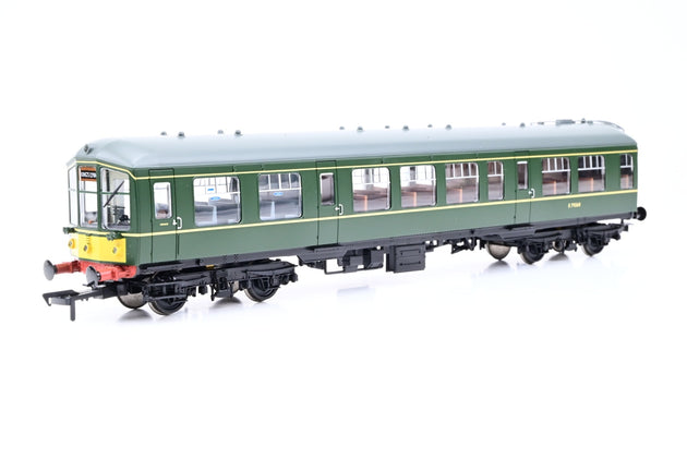 Bachmann OO Gauge 32-515 Derby Lightweight Two Car DMU BR Green w/ Yellow Warning Panel No.E29260, E29044
