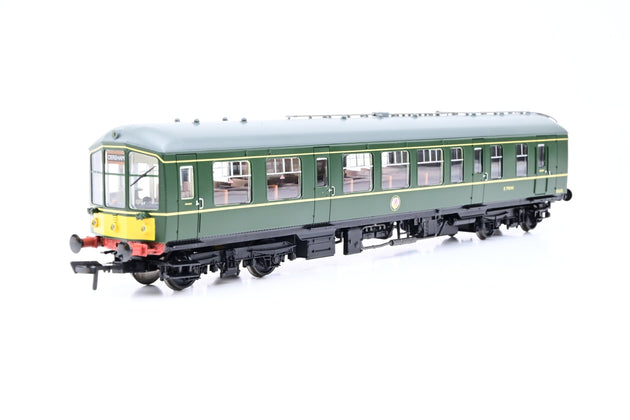 Bachmann OO Gauge 32-515 Derby Lightweight Two Car DMU BR Green w/ Yellow Warning Panel No.E29260, E29044