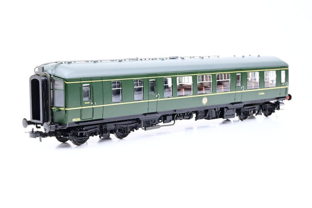 Bachmann OO Gauge 32-515 Derby Lightweight Two Car DMU BR Green w/ Yellow Warning Panel No.E29260, E29044