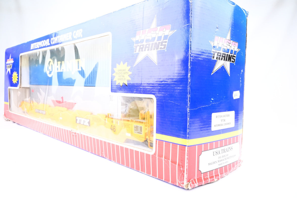 USA Trains G Gauge R17104 TTX Intermodal Container Wagon - Boxed