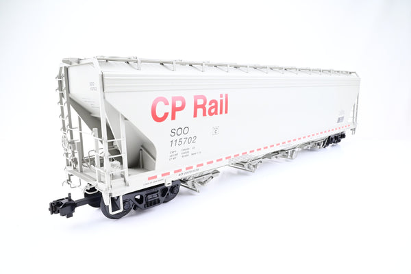 Aristocraft G Gauge R14155 CP Rail 4 Bay Centre Flow Hopper Car - Boxed