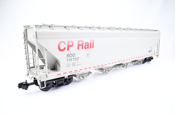 Aristocraft G Gauge R14155 CP Rail 4 Bay Centre Flow Hopper Car - Boxed