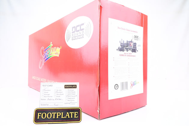 Spectrum G Gauge 86095 Two-Truck Climax Locomotive No.3 - Boxed