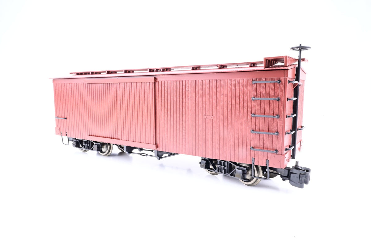 Bachmann G Gauge 93370 Brown Box Car - Boxed
