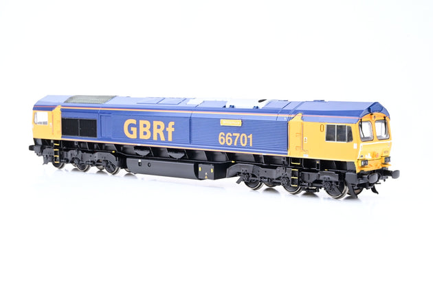 Bachmann OO Gauge 32-727 GBRf Blue & Yellow Class 66 No.66701 'Whitemoor' - DCC Fitted, Boxed