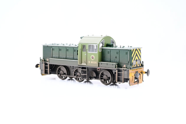 Heljan OO Gauge 1403 BR Green Class 14 No.D9535 - Factory Weathered, Boxed