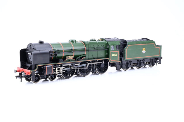 Bachmann OO Gauge 31-284 BR Green Early Emblem 4-6-0 Royal Scot Class 6P w/ Parallel Boiler No.46165 'The Rangers (12th London Regiment)' - Boxed